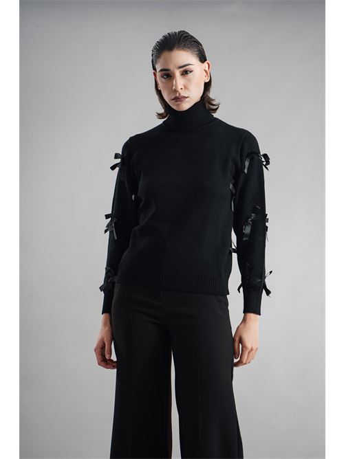 Maglia in viscosa GM by Gai Mattiolo | GM3470NERO
